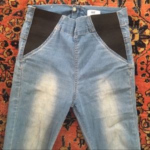 High waisted maternity/nursing jeans